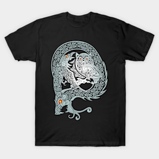 Raven and Dragon Celtic T-Shirt